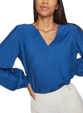 Blusa Vila Vijana Azul Para Mujer