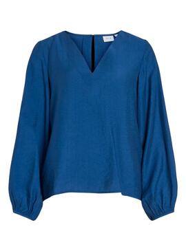 Blusa Vila Vijana Azul Para Mujer