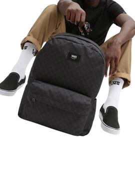 Mochila Vans Old Skool Check Negro