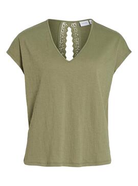 Top Vila Visyma Verde Para Mujer