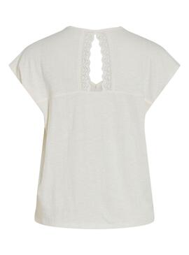 Top Vila Visyma Beige Para Mujer