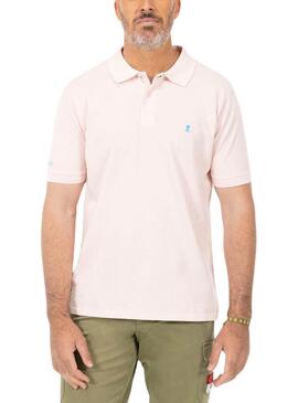 Polo El Pulpo Basic Rosa Para Hombre