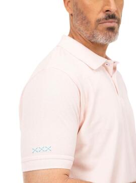 Polo El Pulpo Basic Rosa Para Hombre