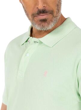 Polo El Pulpo Basic Verde Para Hombre