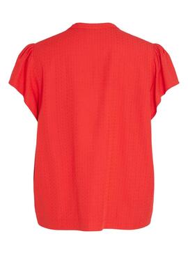 Blusa Vila Vinensa Rojo Para Mujer