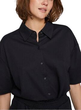 Camisa Vila Vicarmena Negro Para Mujer