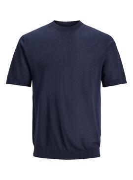 Camiseta Jack and Jones Marco Punto Marino Para Hombre