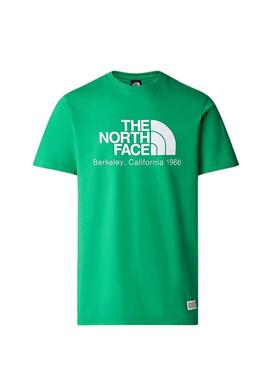 Camiseta The North Face Berkeley Verde Para Hombre