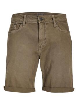 Bermudas Jack and Jones Icon Caqui  Para Hombre