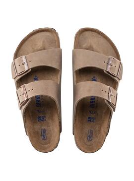 Sandalias Birkenstock Arizona oiled tostado para mujer