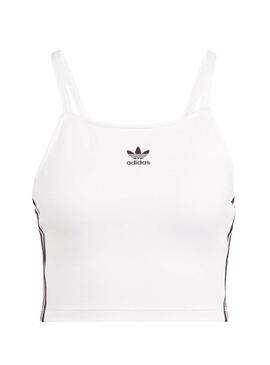 Top Adidas Adicolor Blanco Para Mujer