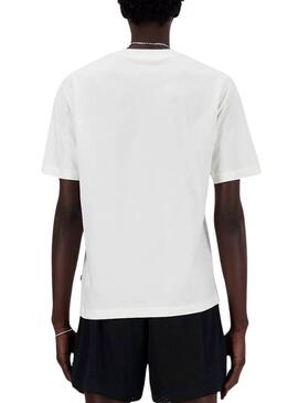 Camiseta New Balance Relaxed Blanco Para Hombre