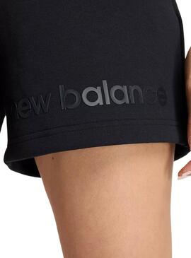 Short New Balance Density Negro Para Mujer