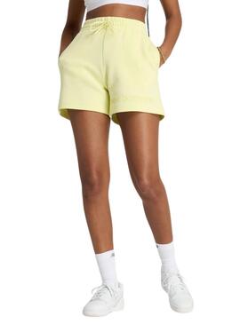 Short New Balance Density Amarillo para Mujer