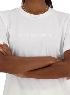 Camiseta New Balance Density Blanco Para Mujer