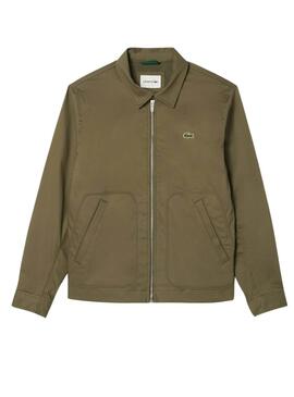 Chaqueta Lacoste BH7198 Verde Para Hombre