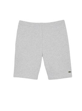 Bermudas Lacoste Jogger Gris Eco Para Hombre