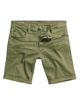 Bermudas G-Star Slim Elto Verde para Hombre