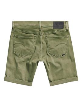 Bermudas G-Star Slim Elto Verde para Hombre