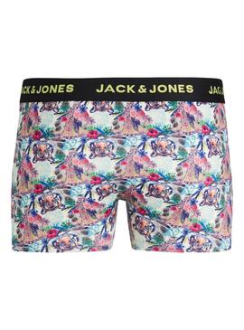 Calzoncillos Jack and Jones Tiger Multicolor Para Hombre