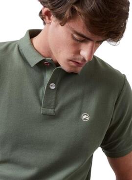 Polo Altonadock Básico Verde Oscuro Para Hombre