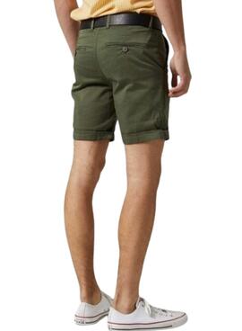 Bermuda Altonadock Kaki Verde Para Hombre