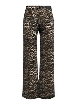 Pantalón Only Anlie estampado de leopardo para mujer