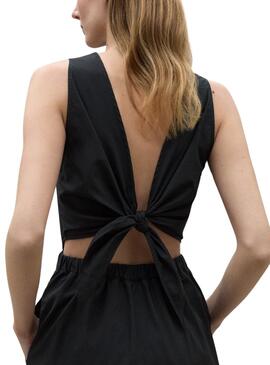 Vestido Galena Ecoalf Negro para Mujer