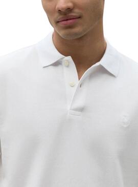 Polo Tedalf Blanco Ecoalf para Hombre