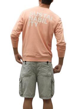 Sudadera Warren Naranja Ecoalf para Hombre