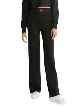 Pantalon Calvin Klein Jeans Variegated Negro