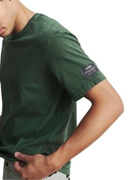 Camiseta Ecoalf Vente Verde Para Hombre