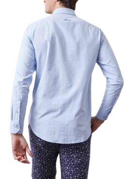 Camisa Altonadock azul claro en popelín para hombre