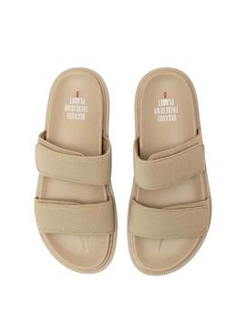 Sandalias Ecoalf Frida beige para mujer