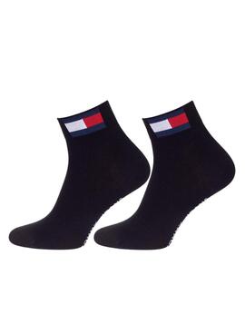 Pack de 2 calcetines Tommy Jeans TH UNI negro para hombre y mujer