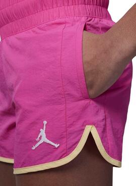 Short Jordan SKA Lemonade rosa para niña