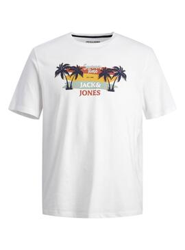 Camiseta Jack and Jones Summer blanco para hombre