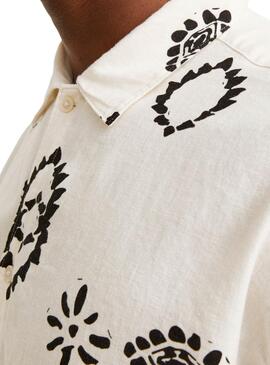 Camisa Jack and Jones Noto blanco para hombre