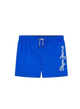 Bañador Pepe Jeans Logo azul para niño