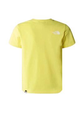 Camiseta The North Face Dome amarillo para niño
