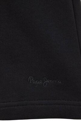 Bermuda Jogger Pepe Jeans Negra para Hombre Negro