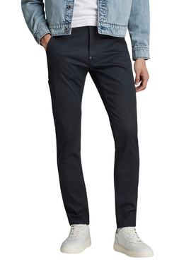 Pantalón G-Star Skinny Chino 2.0 Marino Hombre