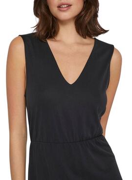 Vestido Vila Modala negro para mujer