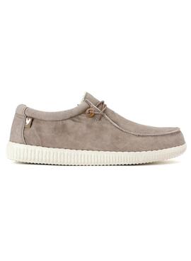 Zapatos Walkin Pitas Canvas Wally beige para hombre