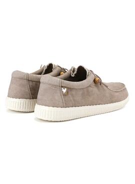 Zapatos Walkin Pitas Canvas Wally beige para hombre