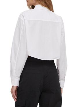 Camisa Calvin Klein Jeans Popelín blanco para mujer