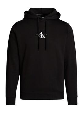 Sudadera Calvin Klein Jeans Monologo negro para hombre