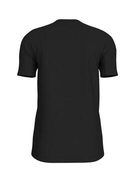 Camiseta Calvin Klein Jeans Outline negro para hombre