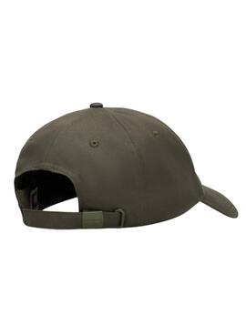 Gorra Tommy Jeans Flag verde para hombre y mujer