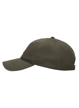 Gorra Tommy Jeans Flag verde para hombre y mujer